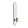 Arc Tall Plate with Circulaire Knob in Polished Nickel