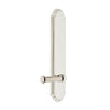 Arc Tall Plate with Georgetown Lever in Polished Nickel