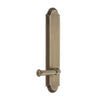 Arc Tall Plate with Georgetown Lever in Vintage Brass
