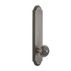 Arc Tall Plate with Windsor Knob in Antique Pewter