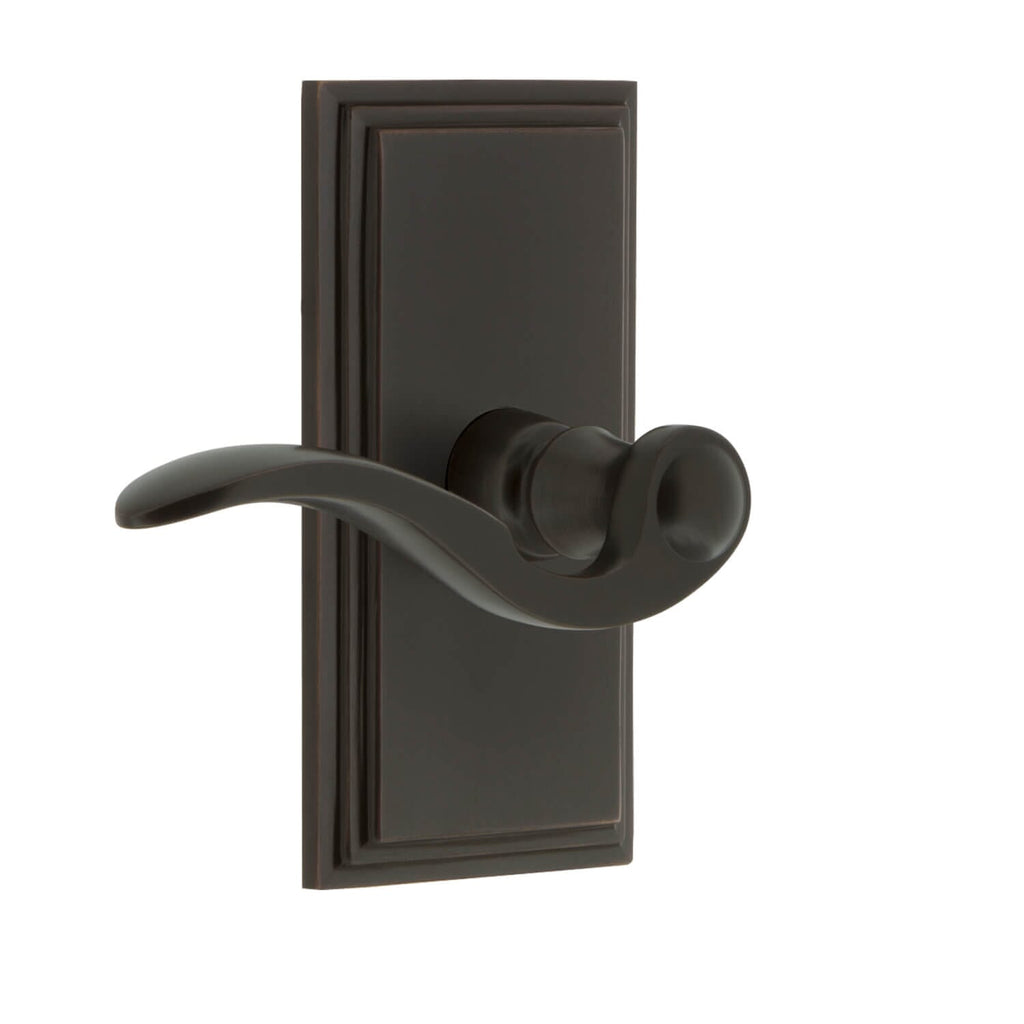 Carré Short Plate with Bellagio Lever in Timeless Bronze