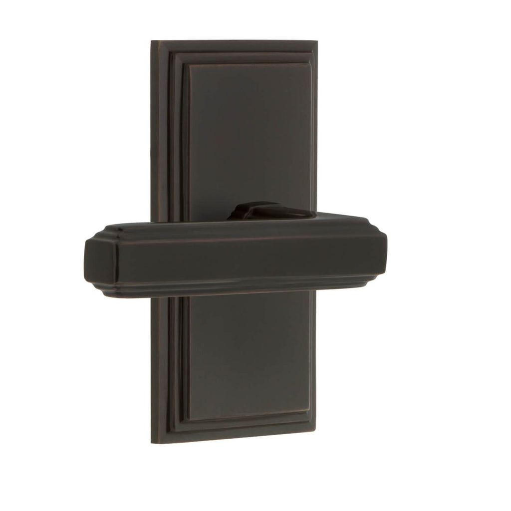 Carré Short Plate with Carré Lever in Timeless Bronze