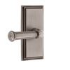 Carré Short Plate with Georgetown Lever in Antique Pewter