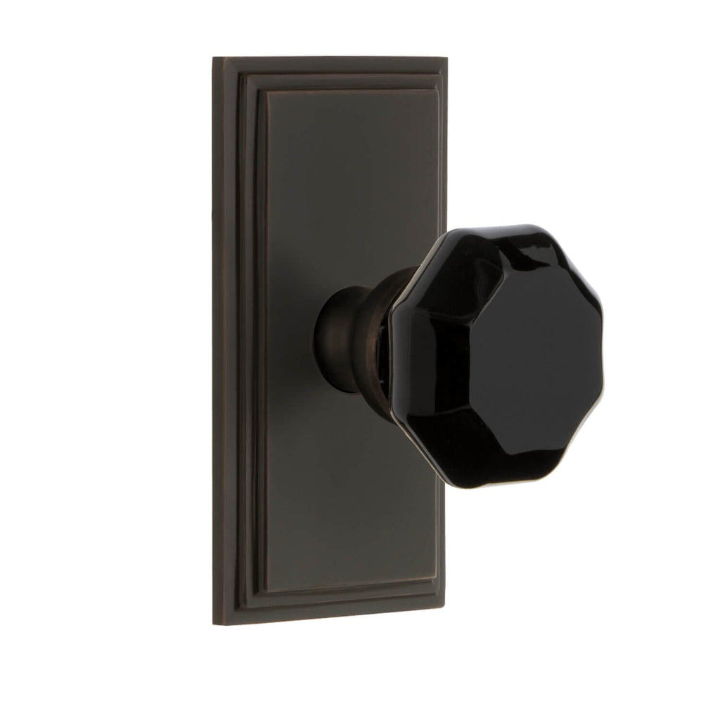Carré Short Plate with Lyon Knob in Timeless Bronze
