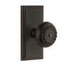 Carré Short Plate with Parthenon Knob in Timeless Bronze