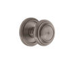 Circulaire Rosette with Bouton Knob in Antique Pewter
