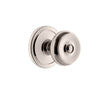 Circulaire Rosette with Bouton Knob in Polished Nickel