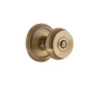 Circulaire Rosette with Bouton Knob in Vintage Brass