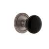 Circulaire Rosette with Coventry Knob in Antique Pewter