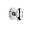 Circulaire Rosette with Eden Prairie Knob in Polished Nickel