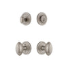 Circulaire Rosette Entry Set with Eden Prairie Knob in Satin Nickel