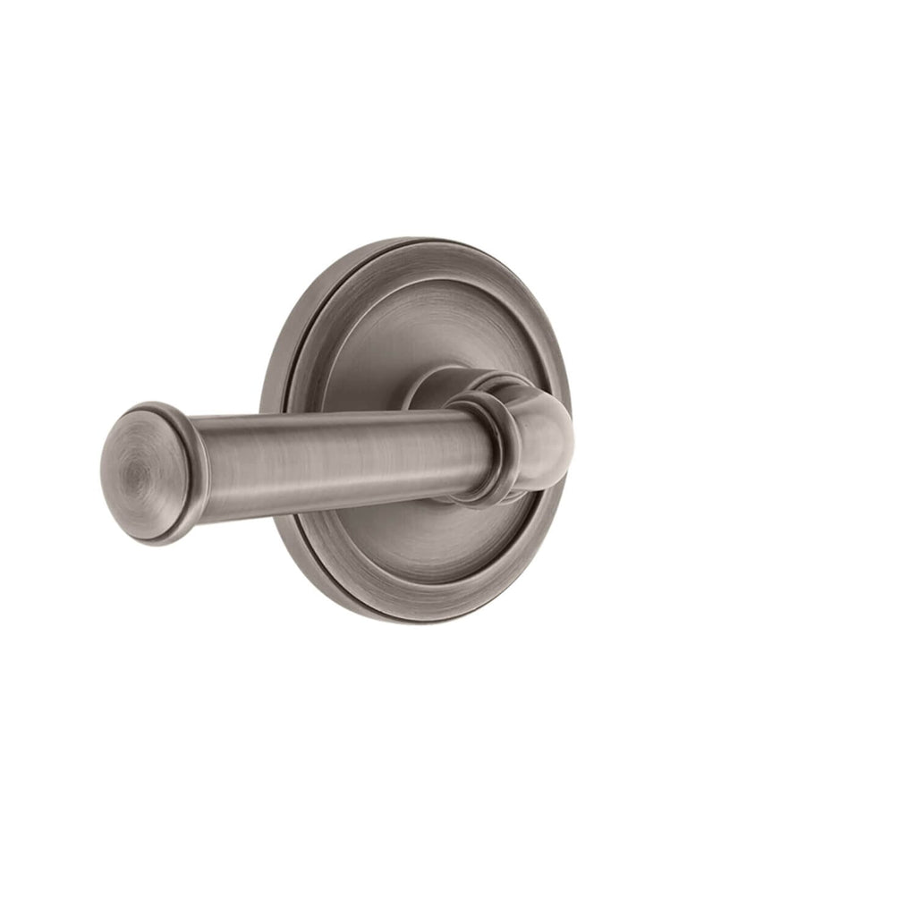 Circulaire Rosette with Georgetown Lever in Antique Pewter