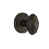 Circulaire Rosette with Grande Victorian Knob in Timeless Bronze