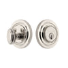 Circulaire Single Cylinder Deadbolt in Polished Nickel