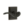 Carré Square Rosette with Bellagio Lever in Timeless Bronze