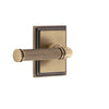 Carré Square Rosette with Soleil Lever in Vintage Brass