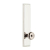 Carré Tall Plate with Bouton Knob in Polished Nickel