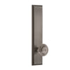 Carré Tall Plate with Circulaire Knob in Antique Pewter