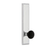 Carré Tall Plate with Coventry Knob in Bright Chrome