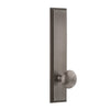 Carré Tall Plate with Fifth Avenue Knob in Antique Pewter