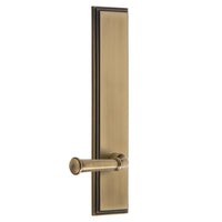 Carré Tall Plate with Georgetown Lever in Vintage Brass