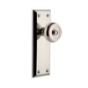 Fifth Avenue Long Plate with Bouton Knob in Polished Nickel