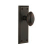 Fifth Avenue Long Plate with Eden Prairie Knob in Timeless Bronze