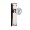 Fifth Avenue Long Plate with Versailles Crystal Knob in Polished Nickel