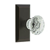Fifth Avenue Short Plate with Brilliant Crystal Knob in Timeless Bronze