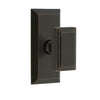 Fifth Avenue Short Plate with Carré Knob in Timeless Bronze