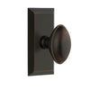Fifth Avenue Short Plate with Eden Prairie Knob in Timeless Bronze