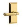 Fifth Avenue Short Plate with Soleil Lever in Lifetime Brass