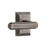 Fifth Avenue Square Rosette with Carré Lever in Antique Pewter