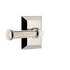 Fifth Avenue Square Rosette with Georgetown Lever in Polished Nickel