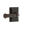 Fifth Avenue Square Rosette with Georgetown Lever in Timeless Bronze