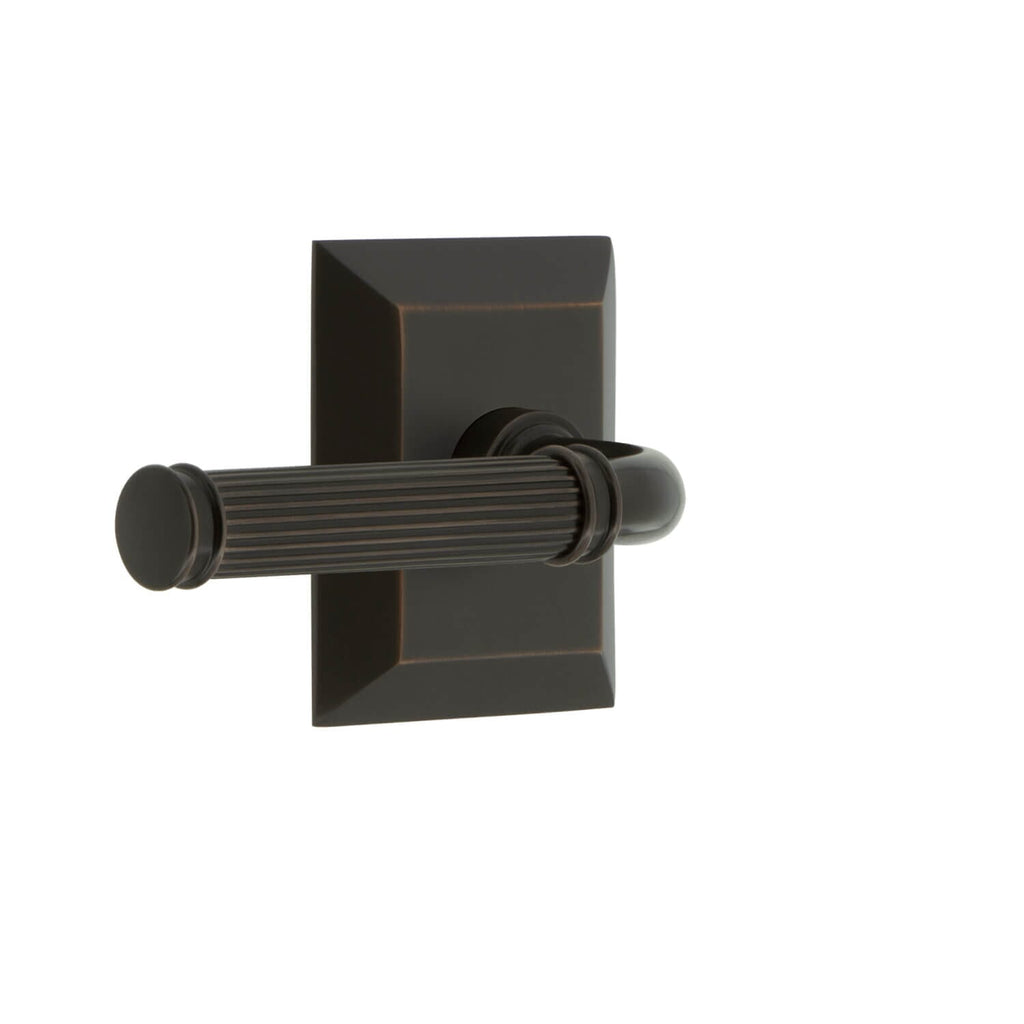 Fifth Avenue Square Rosette with Soleil Lever in Timeless Bronze