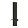 Fifth Avenue Tall Plate with Bellagio Lever in Timeless Bronze