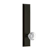 Fifth Avenue Tall Plate with Chambord Crystal Knob in Timeless Bronze