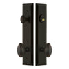 Fifth Avenue Tall Plate Entry Set with Eden Prairie Knob in Timeless Bronze