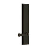 Fifth Avenue Tall Plate with Georgetown Lever in Timeless Bronze