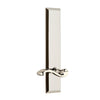 Fifth Avenue Tall Plate with Portofino Lever in Polished Nickel