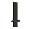 Fifth Avenue Tall Plate with Portofino Lever in Timeless Bronze