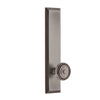 Fifth Avenue Tall Plate with Soleil Knob in Antique Pewter