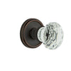 Georgetown Rosette with Brilliant Crystal Knob in Timeless Bronze