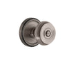 Georgetown Rosette with Bouton Knob in Antique Pewter