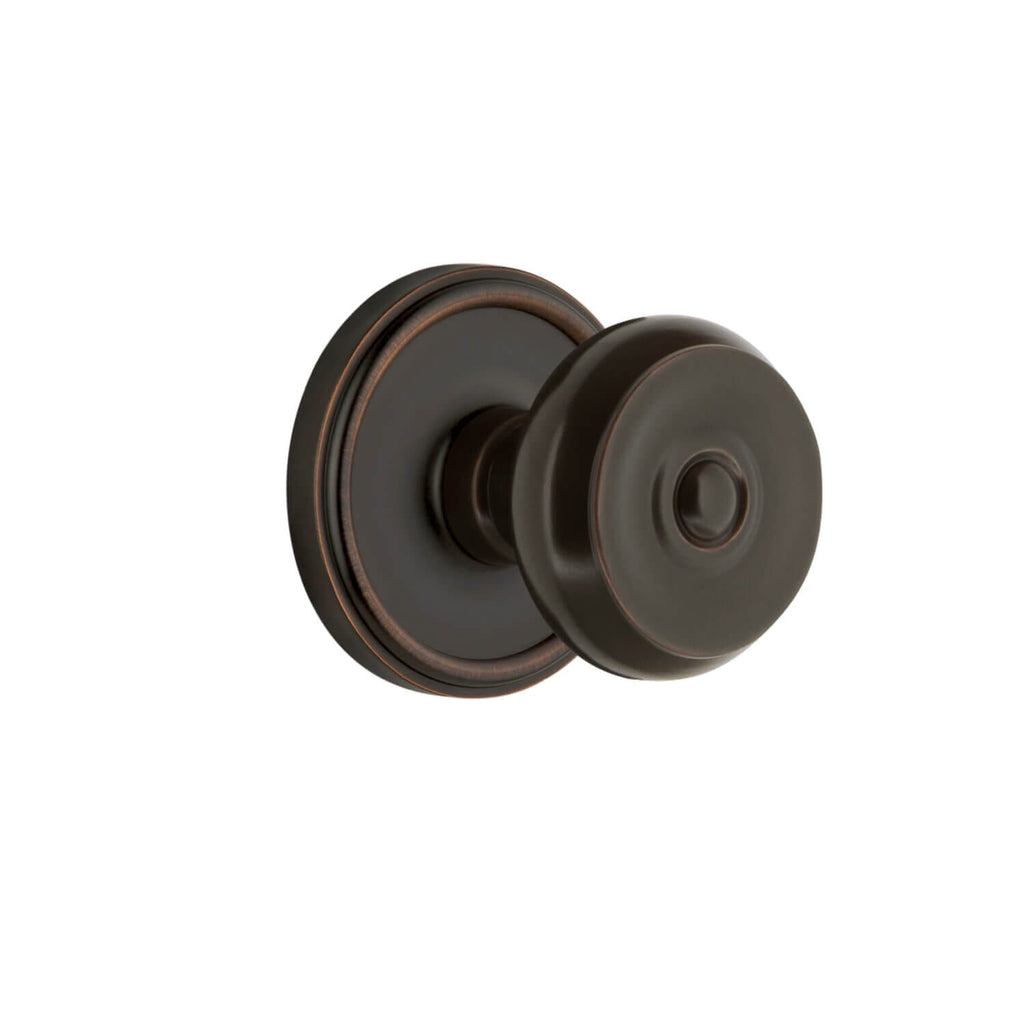 Georgetown Rosette with Bouton Knob in Timeless Bronze