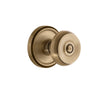 Georgetown Rosette with Bouton Knob in Vintage Brass