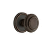 Georgetown Rosette with Circulaire Knob in Timeless Bronze
