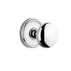 Georgetown Rosette with Fifth Avenue Knob in Bright Chrome