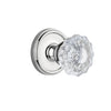 Georgetown Rosette with Versailles Crystal Knob in Bright Chrome